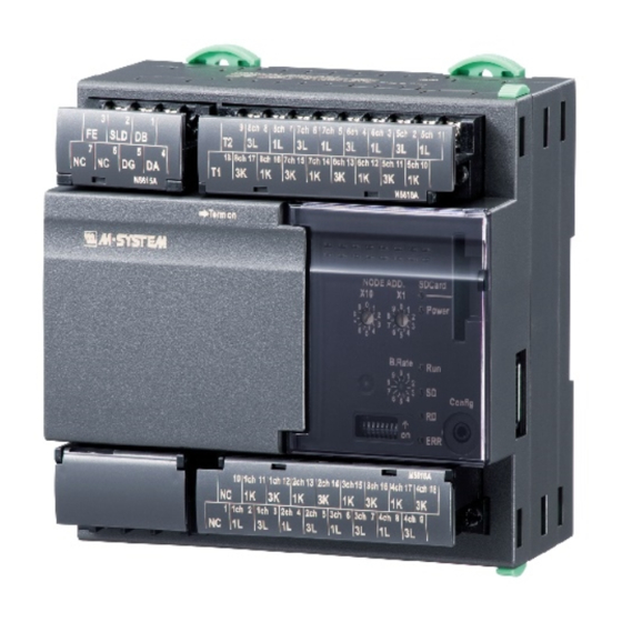 M-system R9MWTU Instruction Manual