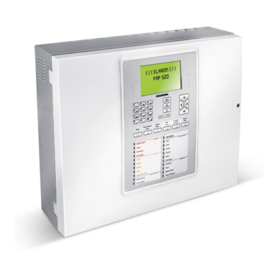 Elkron FAP54 Installation Manual