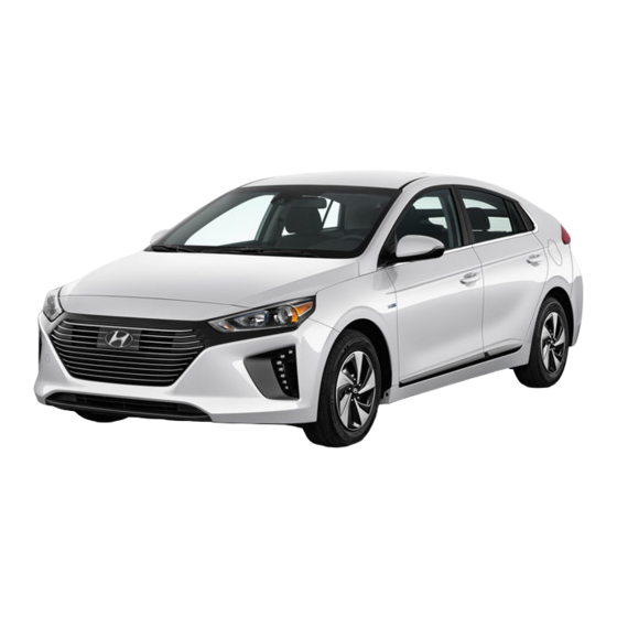 Hyundai Ioniq Hybrid 2017 Owner's Manual