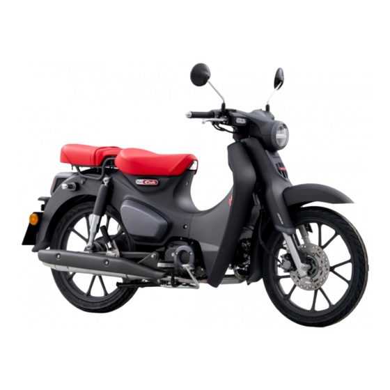 Honda SUPER CUB 125 2021 Manuals