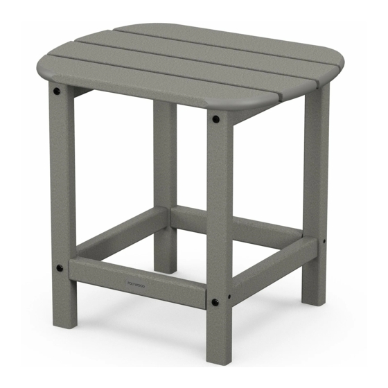 Polywood SBT18 Assembly Instructions