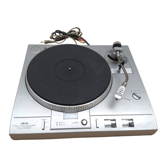 Akai AP-D40 Service Manual