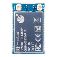 Rf-Star SimpleLink RF-TI1354P1 Manual