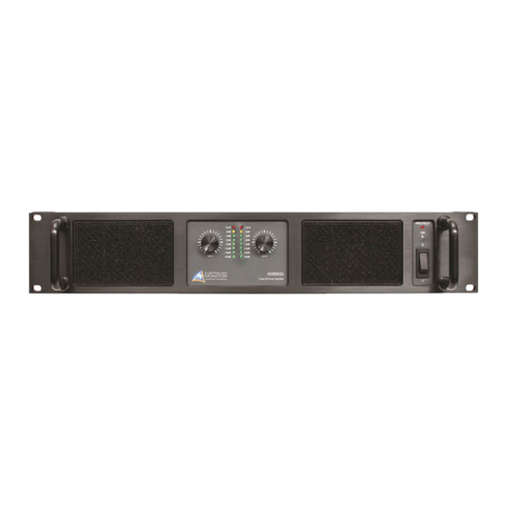 AUSTRALIAN MONITOR AMB600 Installation And Operation Manual