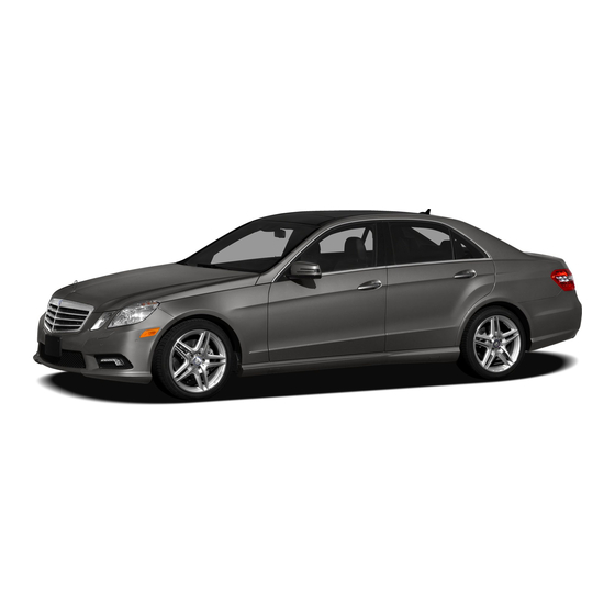 Mercedes-Benz E-Class Wagon 2011 Operator's Manual