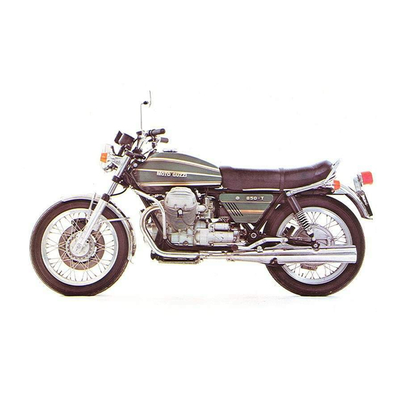 MOTO GUZZI 850-T Owner's Manual