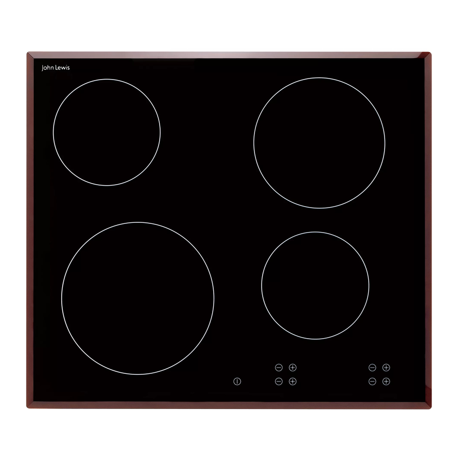 John Lewis JLBICH605 Instruction Manual