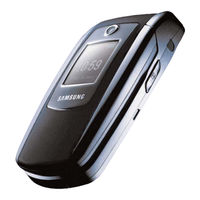 Samsung SGH-E700 Owner's Manual