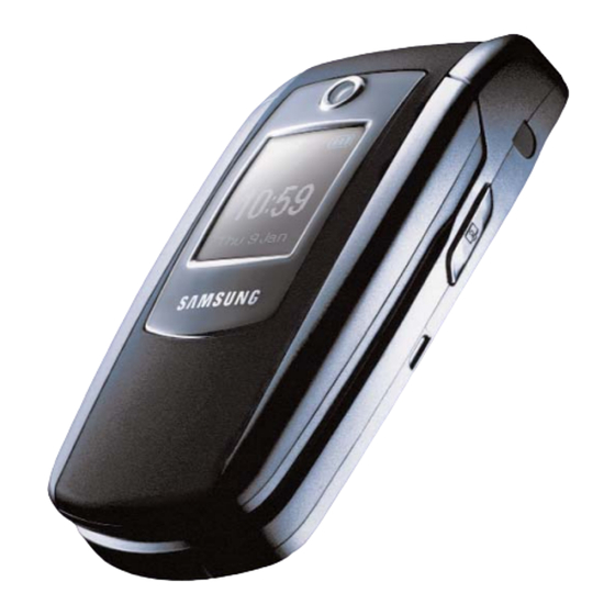 Samsung SGH-E700A Owner's Manual