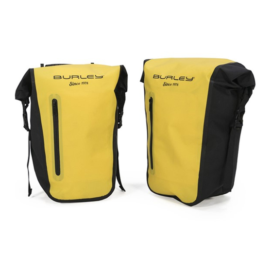 Burley PANNIER BAGS Owner's Instruction And Safety Manual