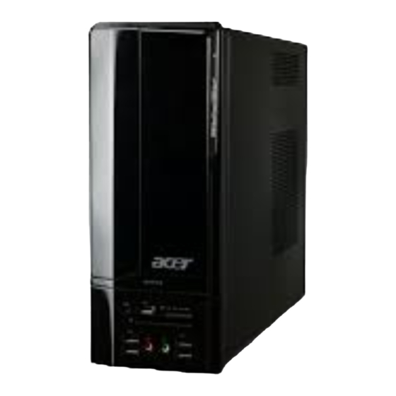 Acer X1200 ED5200A - Aspire Manuals