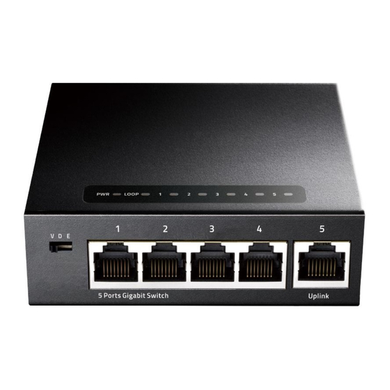 Cudy GS105 Quick Installation Manual