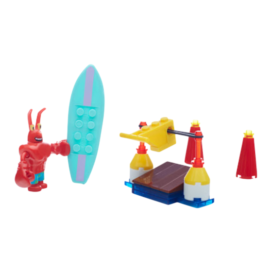Mega Bloks Nickelodeon SpongeBob Squarepants Wacky Surfing Manual
