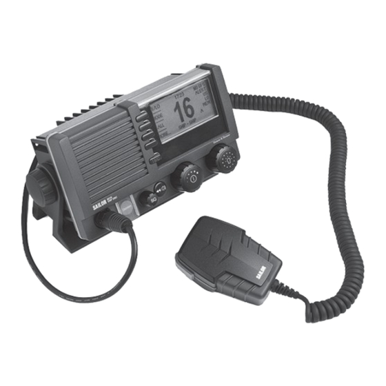 Sailor  6215 VHF DSC Radio User & Installation Manual