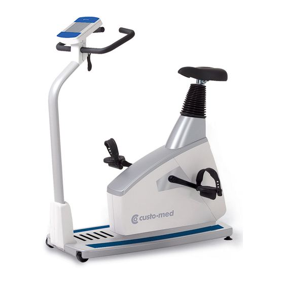 Custo Med Ergometer custo ec5000 Operating Manual
