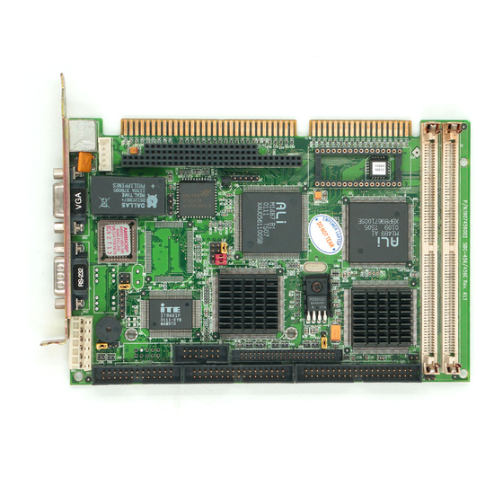 Aaeon SBC-456 Manual