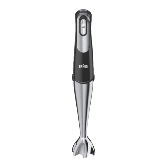 Braun MultiQuick 7 Series Manual