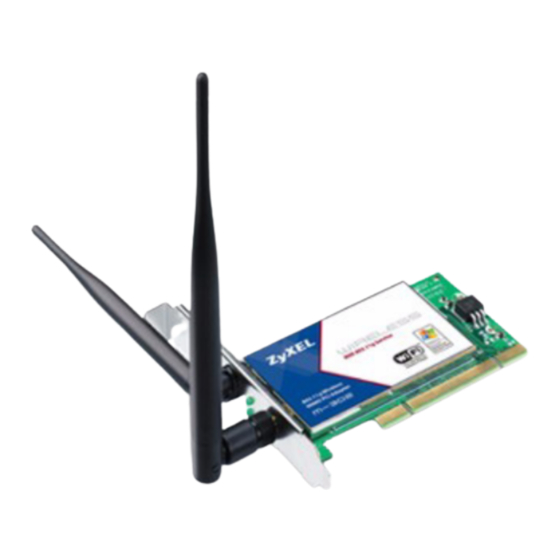 ZyXEL Communications 802.11g Wireless MIMO PCI Card ZyXEL M-302 Quick Start Manual