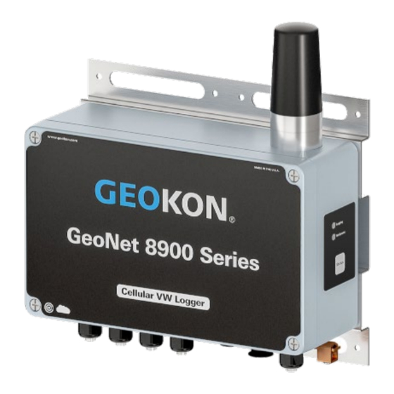 Geokon GeoNet 8000 Series Manuals