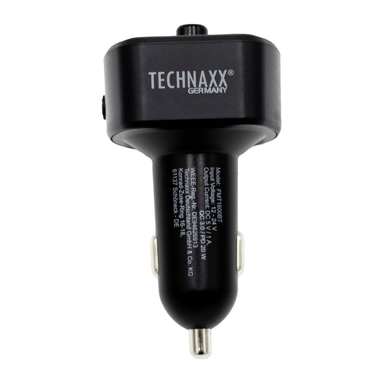 Technaxx FMT1600BT User Manual