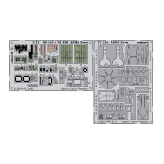 Eduard 73426 Instruction Sheet