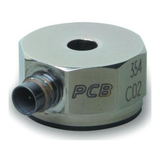 PCB Piezotronics M354C02 Installation And Operating Manual