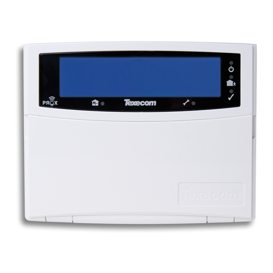 Texecom Premier LCDLP Installation Manual