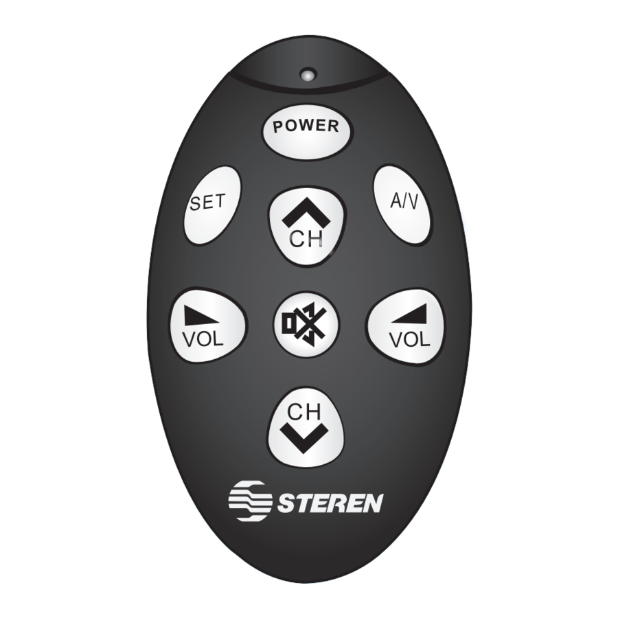 Steren RM-010 - Universal Remote Control Manual
