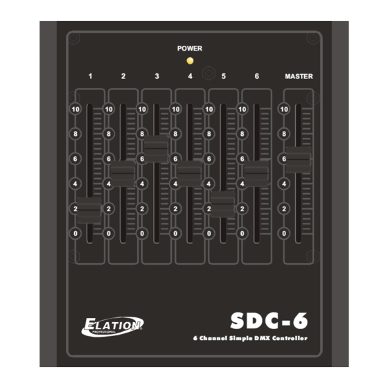 Elation SDC-6 User Manual