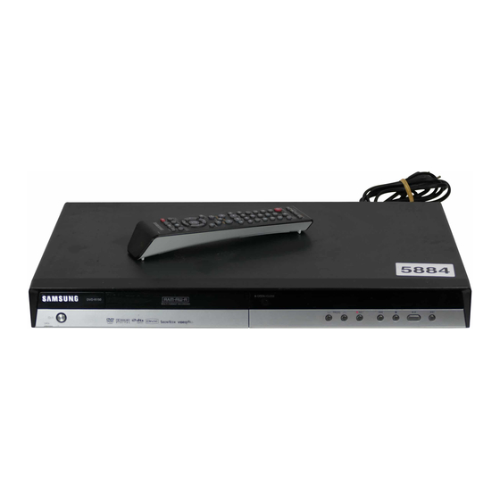 Samsung DVD-R150 Instruction Manual