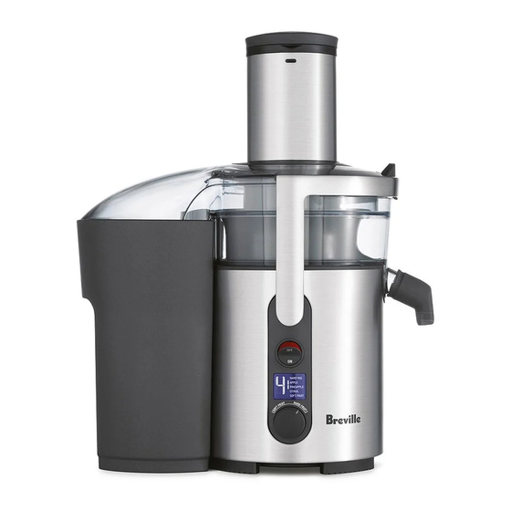 Breville The Juice Fountain Multi-Speed BJE510XL/A Instruction Book