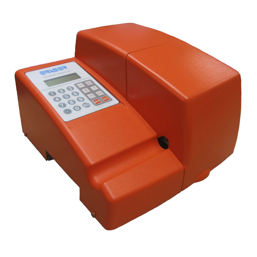 Eraser WC601A Operating Manual