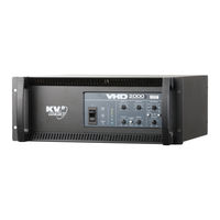 KV2 Audio VHD 2000 User Manual