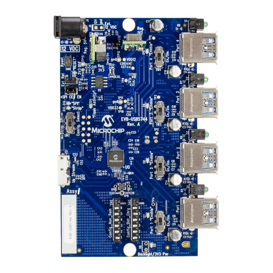 Microchip Technology EVB-USB5744 Manuals