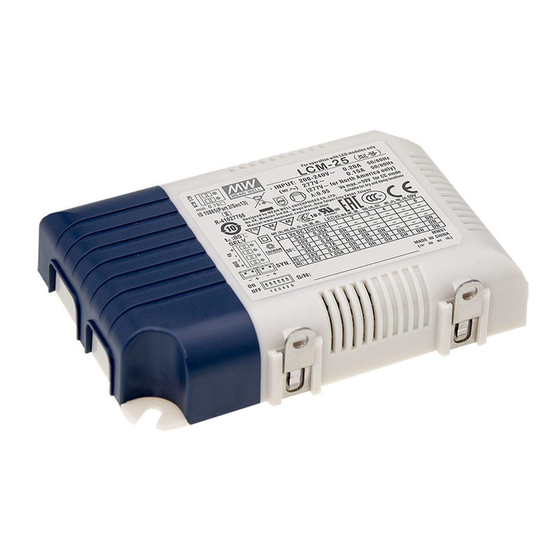 Mean Well LCM-25 Installation Manual