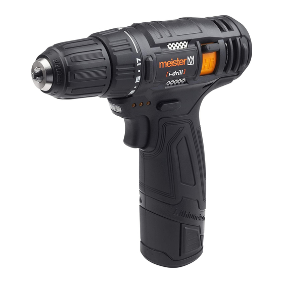 Meister i-drill MAS 12ib 2.0 Translation Of The Original Instructions