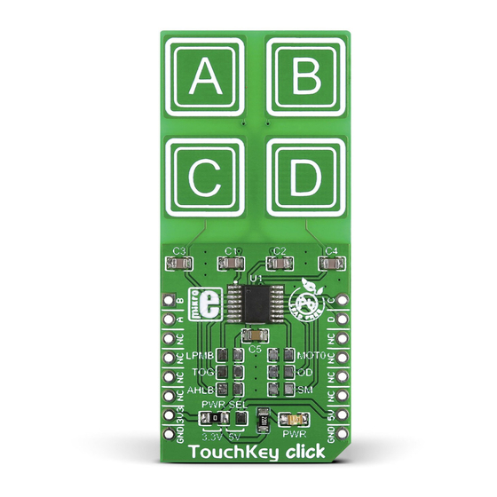 mikroElektronika TouchKey click Manual
