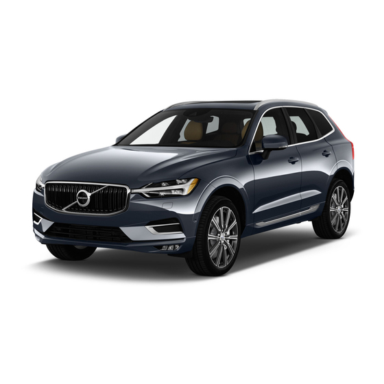 Volvo V40 2017 Vehicle Instruction Card