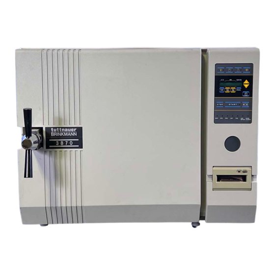 Tuttnauer 2450EK Operation & Maintenance Manual
