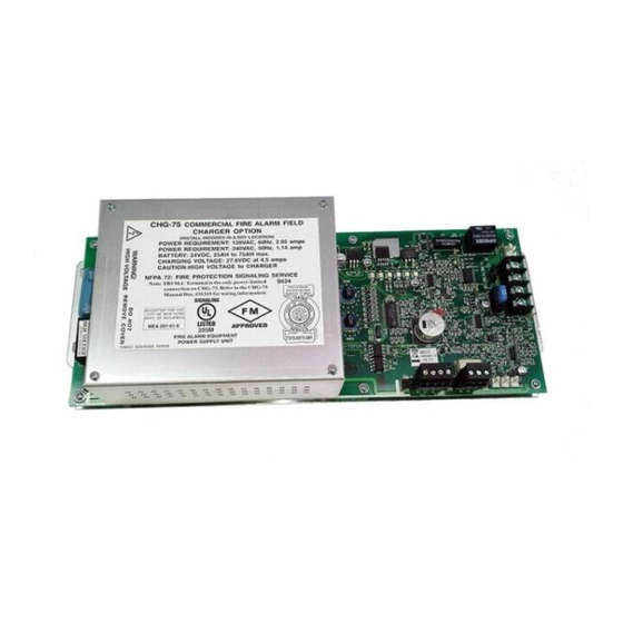 Fire-Lite CHG-75 Manual