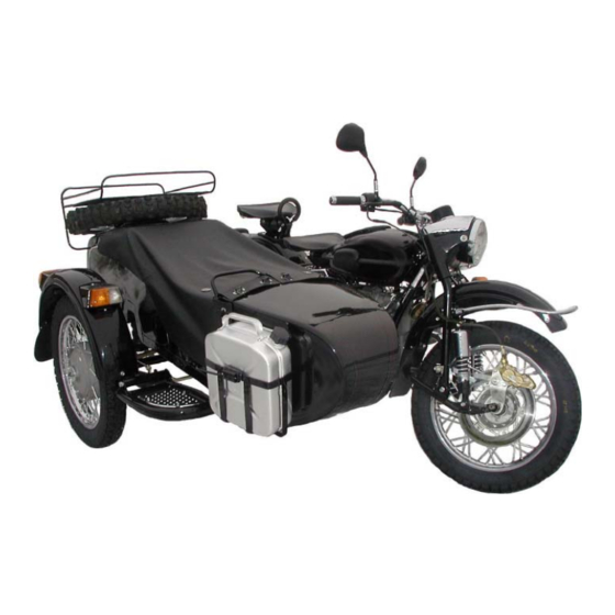 URAL Motorcycles Gear Up 2004 Owner's Manual