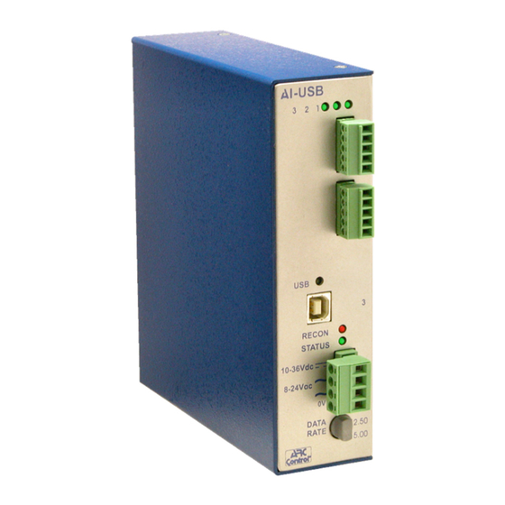Contemporary Controls ARCNET AI-USB Series Installation Manual