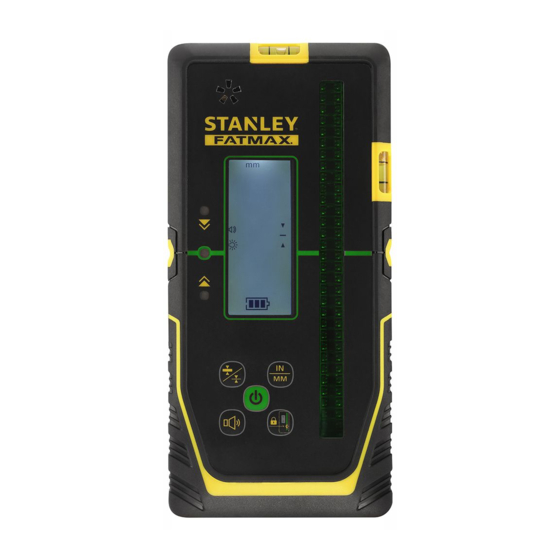 Stanley FATMAX FMHT77652 Laser Detector Manuals