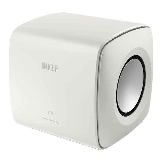KEF KC62 User Manual