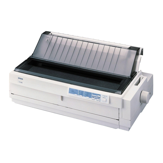 Epson FX-2180 User Manual