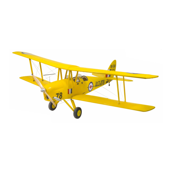 Dancing Wings Hobby Tiger Moth DH82 2.15M Instruction Manual