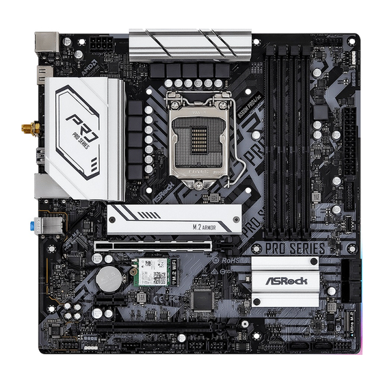 ASROCK B560M Pro4/ac+ Manual