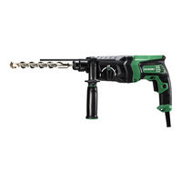Hitachi Koki DH 28PCY Handling Instructions Manual
