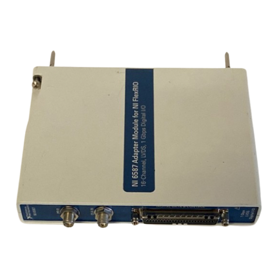 National Instruments NI-6587 Getting Started Manual