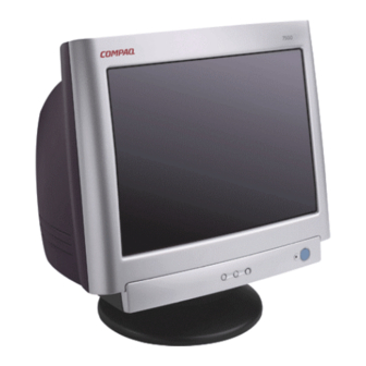 Compaq MV7500 Service Manual